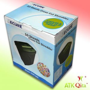 Mesin Penghancur Kertas Paper Shredder SECURE EzSC-10A Dus