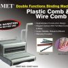 Mesin Jilid Binding Kawat dan Plastik GEMET 602D-602DO ukuran folio f4
