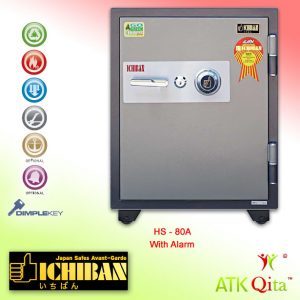 Brankas ICHIBAN HS-80A Dial Safe Tahan Api