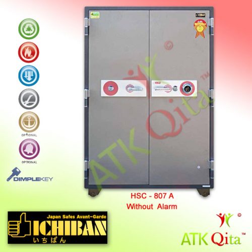 Brankas ICHIBAN HSC-807A Tahan Api Tanpa Alarm