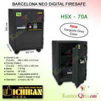 Brankas ICHIBAN HSX-50A Barcelona Neo Digital Firesafe