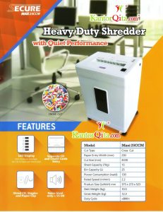 Mesin Penghancur Kertas Paper Shredder SECURE Maxi 25 CCM 1 Mesin Penghancur Kertas Paper Shredder SECURE Maxi 25 CCM